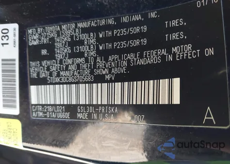 2016 Toyota Sienna Se 8 Passenger from USA, damaged, VIN 5TDXK3DC8GS705683